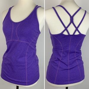 Athleta Criss-cross Strappy Back Tank Top w/ Bra